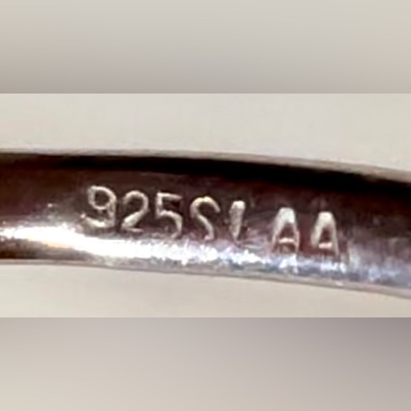 Designer Trollbeads “Neverending” Sterling Silver & 18K Gold Band Ring, Size 5.5 - Picture 7 of 10